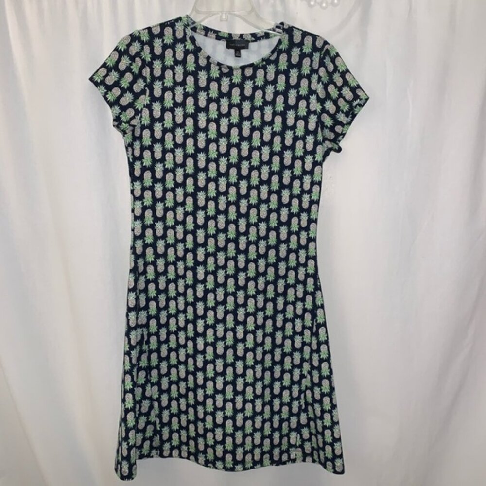 The Limited Women’s‎ Navy Blue Pineapple Dress XS